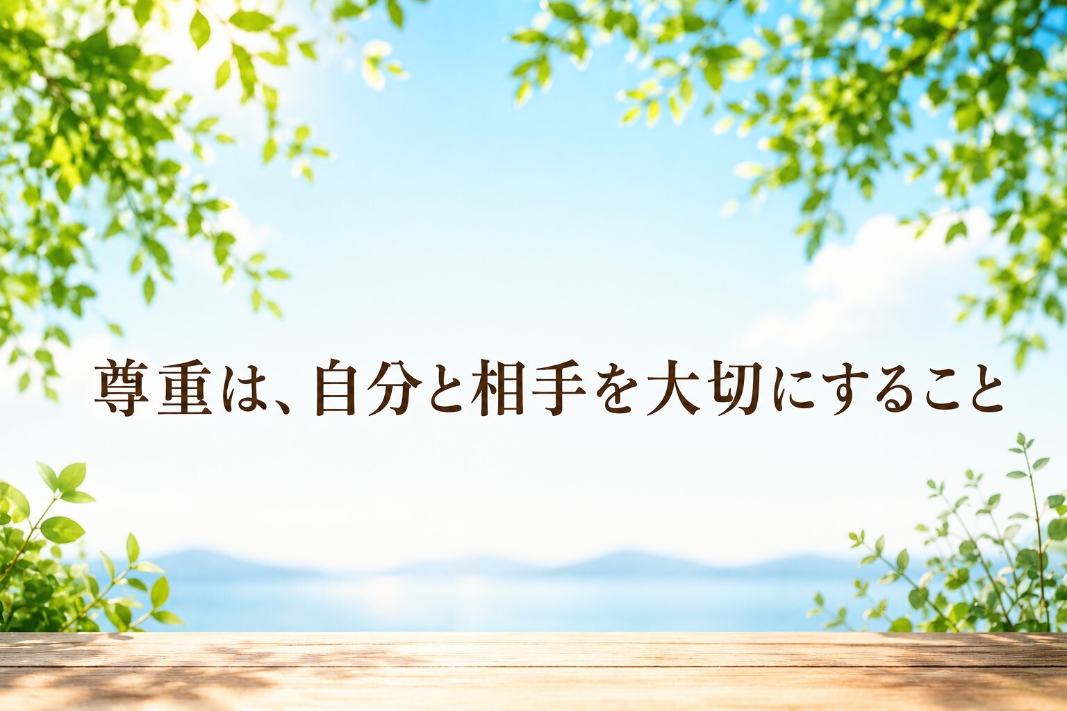 理解できない相手でも、尊重することはできる